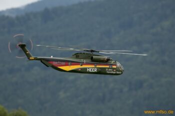 RC-Sikorsky beim E-Flugtag in Bad Tölz